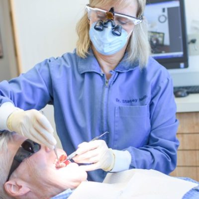 Dr. Stacey Nath-Vinick dental exam
